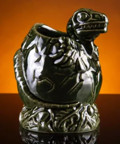 Mondo Jurassic Park – Baby Raptor Tiki Mug (Isla Nublar Variant) 27 Mondo Jurassic Park – Baby Raptor Tiki Mug (Isla Nublar Variant)