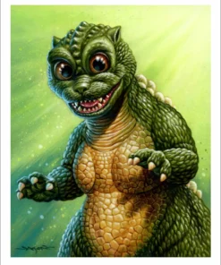 Jason Edmiston Little Godzilla Poster Posters