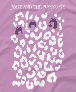 MegaRecords Josie And The Pussycats - Spots T-Shirt (Purple) Apparel