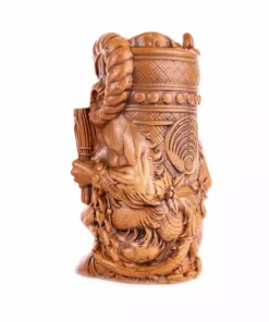 Florian Bertmer Krampus Designer Series Tiki Mug (Nutmeg Variant)