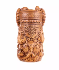 Florian Bertmer Krampus Designer Series Tiki Mug (Nutmeg Variant)