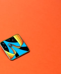 La Boca Back To The Future MondoVision Pin Badge