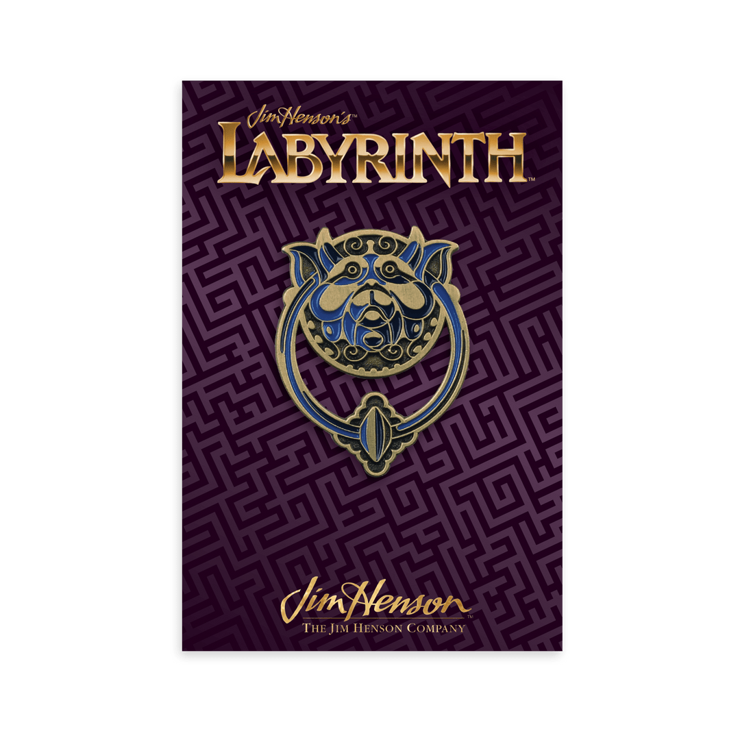 DKNG Studios Labyrinth – Door Knocker (Left) Enamel Pin Enamel Pins 1 DKNG Studios Labyrinth – Door Knocker (Left) Enamel Pin Enamel Pins