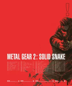 Konami Kukeiha Club Music Metal Gear 2: Solid Snake - Original Video Game Soundtrack 2XLP