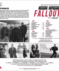 Lorne Balfe Mission: Impossible – Fallout – Music From The Original Motion Picture 2XLP 12 Lorne Balfe Mission: Impossible – Fallout – Music From The Original Motion Picture 2XLP