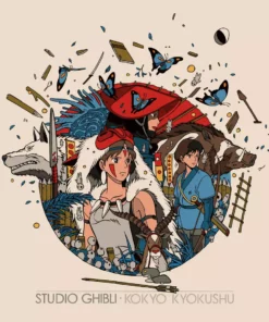 Czech Philharmonic Orchestra Music Studio Ghibli Kokyo Kyokushu – Princess Mononoke Version 2XLP