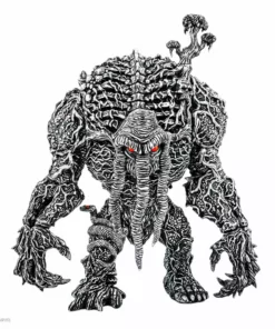 Mondo Man-Thing Designer Vinyl Figure - Pen & Ink Variant SDCC Exclusive