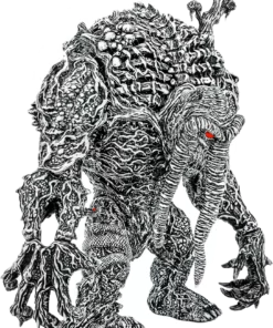 Mondo Man-Thing Designer Vinyl Figure - Pen & Ink Variant SDCC Exclusive