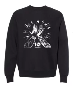 Eric Garza Apparel Mondo X Death Waltz Hi Five Crew Neck Sweatshirt