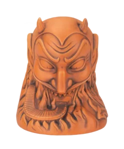 Doug P'Gosh Tikis Ol' Scratch Designer Series Tiki Mug - Orange