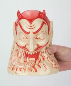 Doug P'Gosh Tikis Ol' Scratch Designer Series Tiki Mug - Red