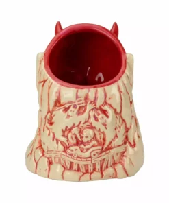 Doug P'Gosh Tikis Ol' Scratch Designer Series Tiki Mug - Red