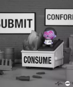 100% Soft X Mondo - THEY LIVE Dumpster Fire Vinyl Figure Toys