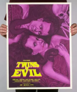 Timothy Pittides Twins Of Evil Poster