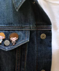 100% Soft Enamel Pins Pretty In Pink – Iona + Steff Pin Set