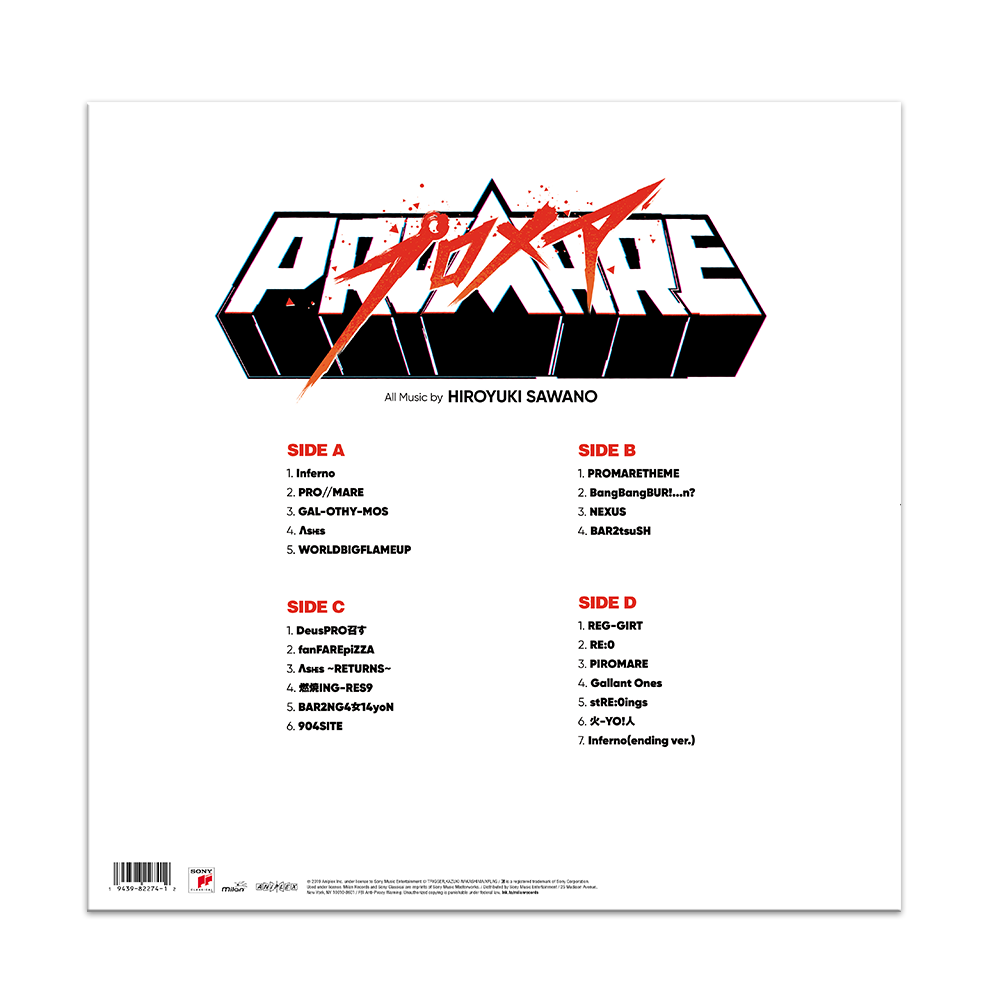 Hiroyuki Sawano Music Promare - Original Motion Picture Soundtrack 2XLP 7 Hiroyuki Sawano Music Promare - Original Motion Picture Soundtrack 2XLP