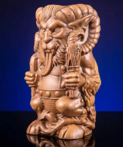 Florian Bertmer Krampus Designer Series Tiki Mug (Nutmeg Variant)