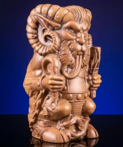 Florian Bertmer Krampus Designer Series Tiki Mug (Nutmeg Variant)