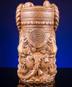 Florian Bertmer Krampus Designer Series Tiki Mug (Nutmeg Variant)