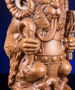 Florian Bertmer Krampus Designer Series Tiki Mug (Nutmeg Variant)