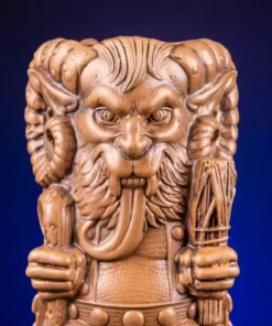 Florian Bertmer Krampus Designer Series Tiki Mug (Nutmeg Variant)