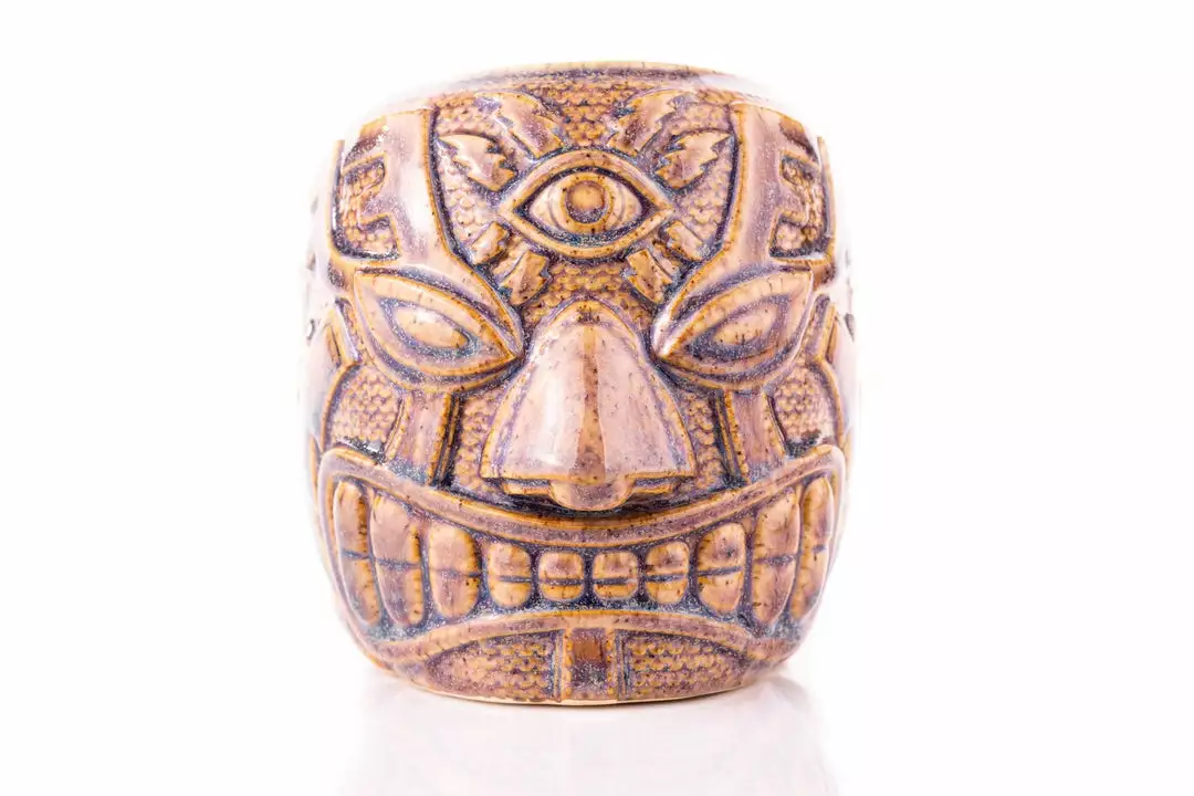 Mike Bonanno Tikis El Ojo Fantastico Tiki Mug - El Heroe Mugullado Variant 15 Mike Bonanno Tikis El Ojo Fantastico Tiki Mug - El Heroe Mugullado Variant