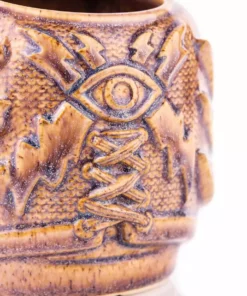 Mike Bonanno Tikis El Ojo Fantastico Tiki Mug - El Heroe Mugullado Variant 36 Mike Bonanno Tikis El Ojo Fantastico Tiki Mug - El Heroe Mugullado Variant