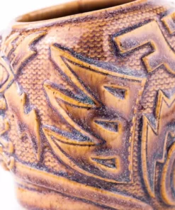 Mike Bonanno Tikis El Ojo Fantastico Tiki Mug - El Heroe Mugullado Variant 37 Mike Bonanno Tikis El Ojo Fantastico Tiki Mug - El Heroe Mugullado Variant