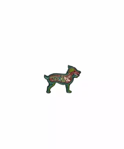 Gary Pullin Dissected Dog Enamel Pin