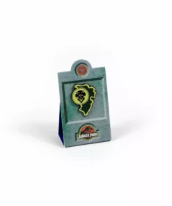 Mondo Enamel Pins Jurassic Park – Triceratops Paddock Sign Enamel Pin