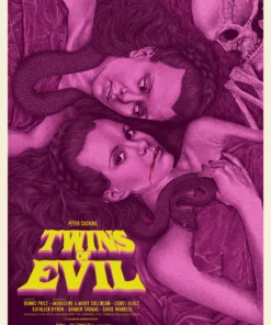 Timothy Pittides Twins Of Evil Poster