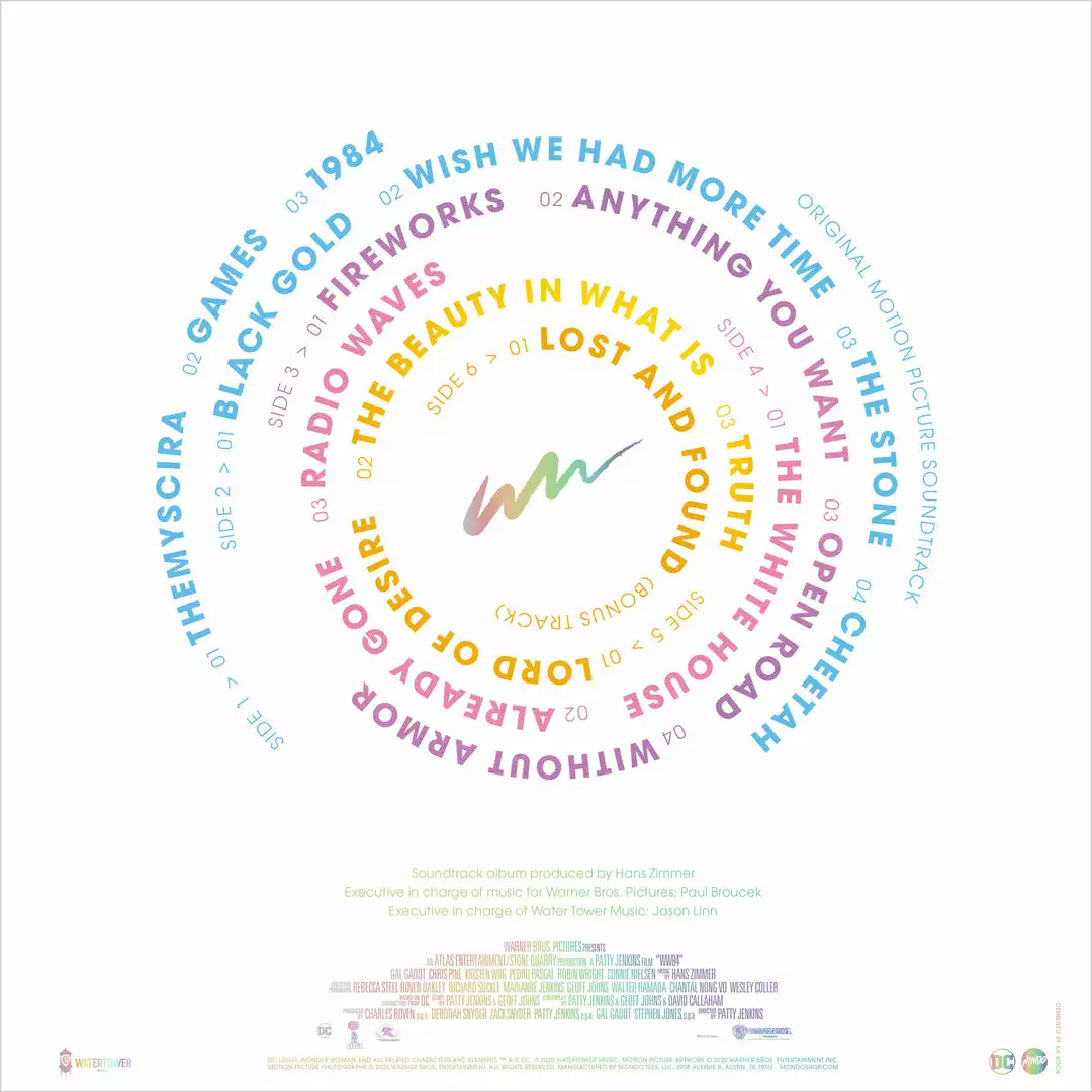 Hans Zimmer Wonder Woman 1984 - Original Motion Picture Soundtrack 3XLP 4 Hans Zimmer Wonder Woman 1984 - Original Motion Picture Soundtrack 3XLP