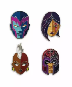 Tom Whalen X-Men: The Four Horsemen (4-Pin Set) Enamel Pins