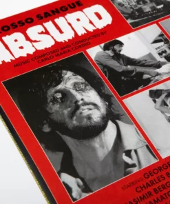 Carlo Maria Cordio Music Absurd (Rosso Sangue) Original Motion Picture Soundtrack 2XLP