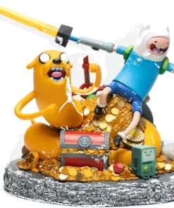 Mondo Toys Adventure Time Statue - Jake And Finn - Exclusive Version