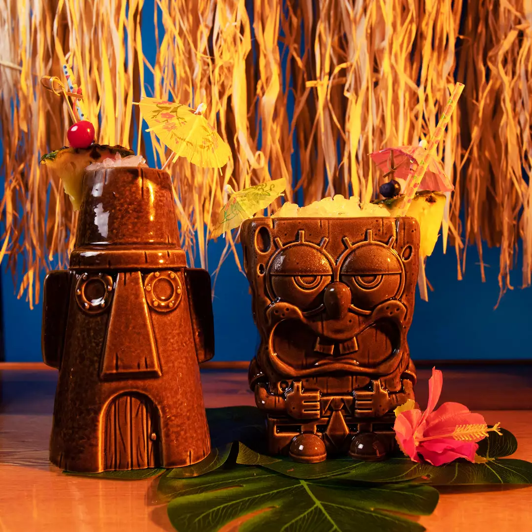 Mondo Squidward's House - Tiki Mug - Driftwood Variant 3 Mondo Squidward's House - Tiki Mug - Driftwood Variant