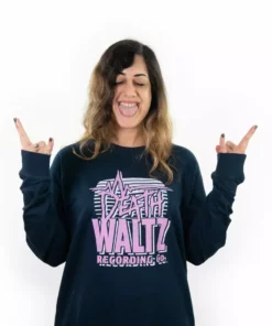 Mondo Death Waltz Navy Crew Neck Sweatshirt Apparel