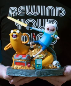 Mondo Toys Adventure Time Statue - Jake And Finn - Exclusive Version