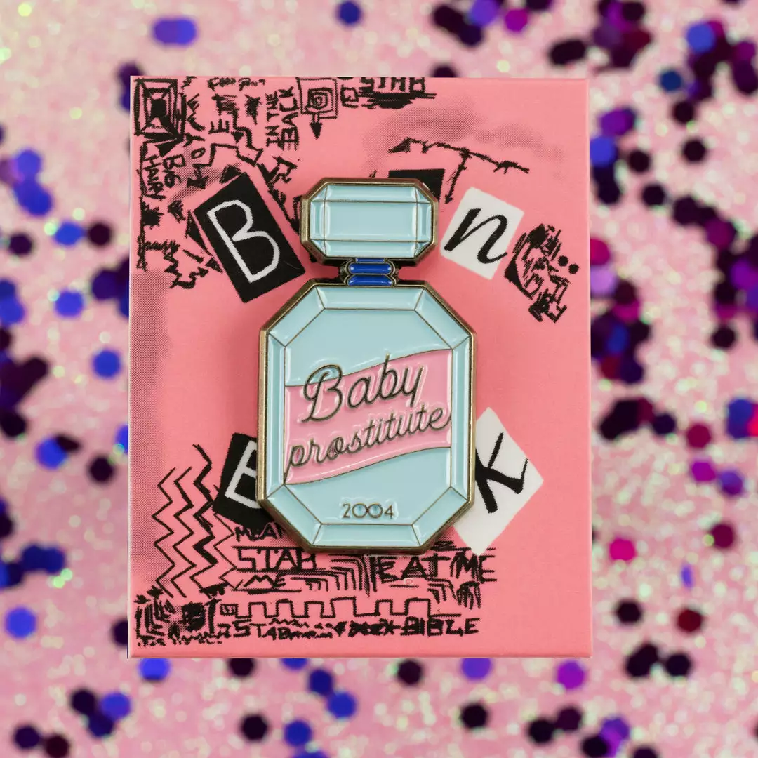 Isa D'Aniello Mean Girls – "Baby Prostitute" Enamel Pin 1 Isa D'Aniello Mean Girls – "Baby Prostitute" Enamel Pin