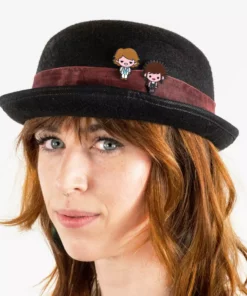 100% Soft Enamel Pins Pretty In Pink – Iona + Steff Pin Set