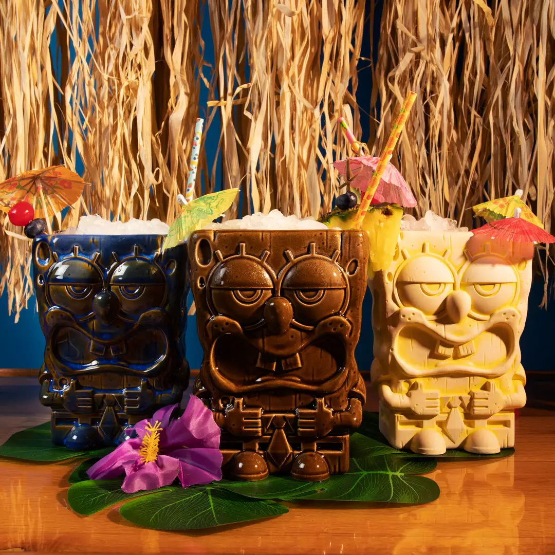 Mondo Spongebob Squarepants - Tiki Mug - Driftwood Variant Tikis 12 Mondo Spongebob Squarepants - Tiki Mug - Driftwood Variant Tikis