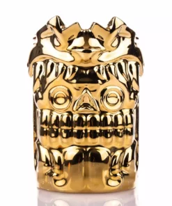 Urban Aztec Tikis Mouth Of The Serpent Designer Series Tiki Mug (Aztec Gold)