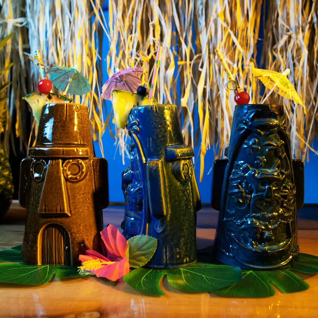 Mondo Squidward's House - Tiki Mug - Driftwood Variant 4 Mondo Squidward's House - Tiki Mug - Driftwood Variant